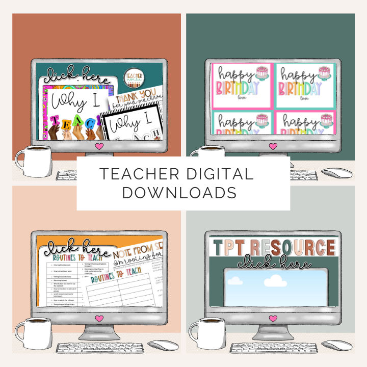 Teacher Digital Downloads