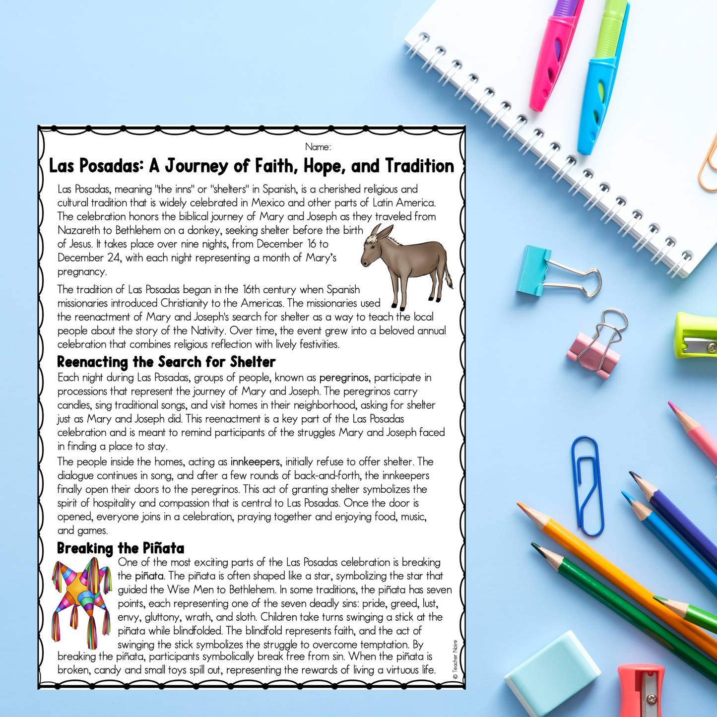 Las Posadas Reading Passage