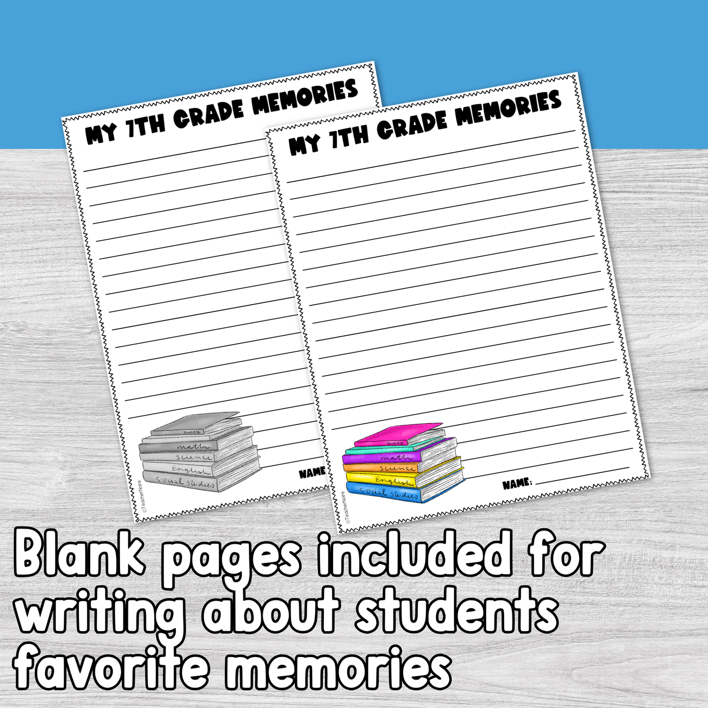 7th Grade End of Year Project