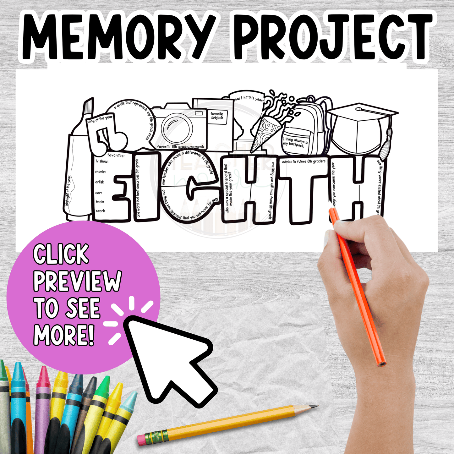 8th Grade Memory Project