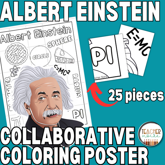Albert Einstein- Pi Day Activity