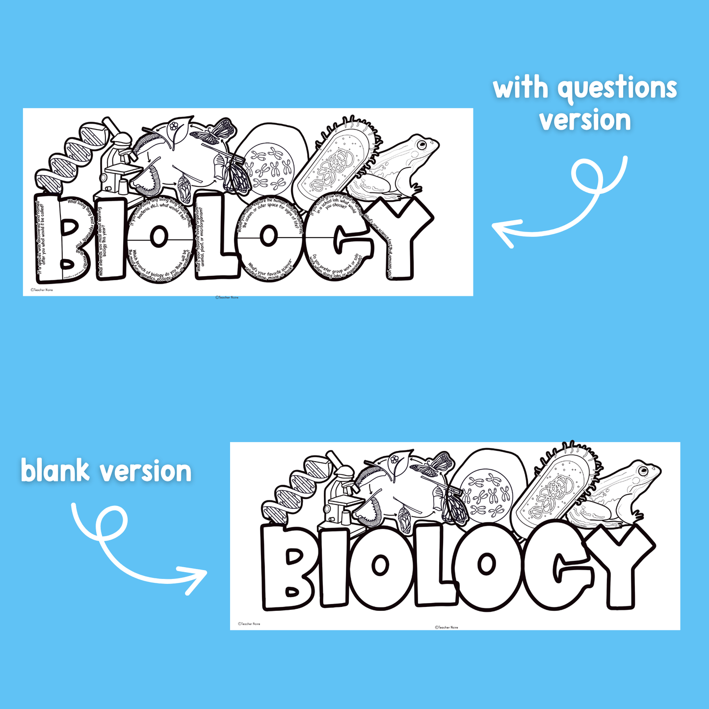 Biology All About Me Craft