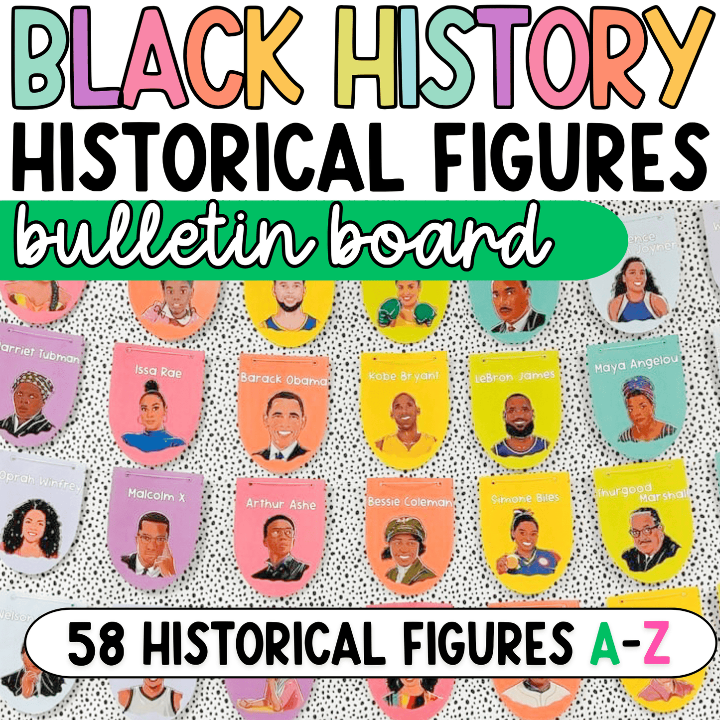 ABC's of Black History Garland Banner
