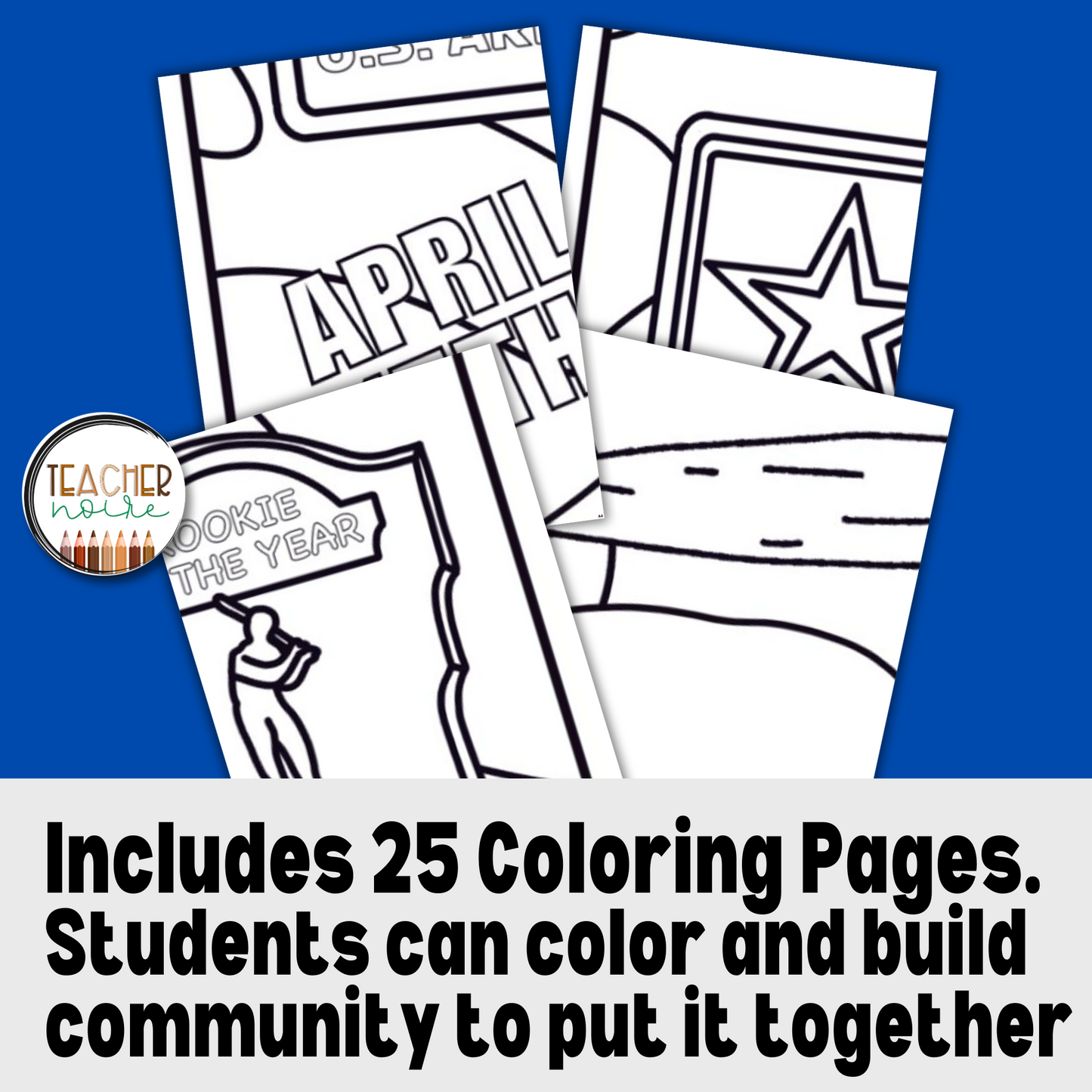 Jackie Robinson Collaborative Poster- Black History Month