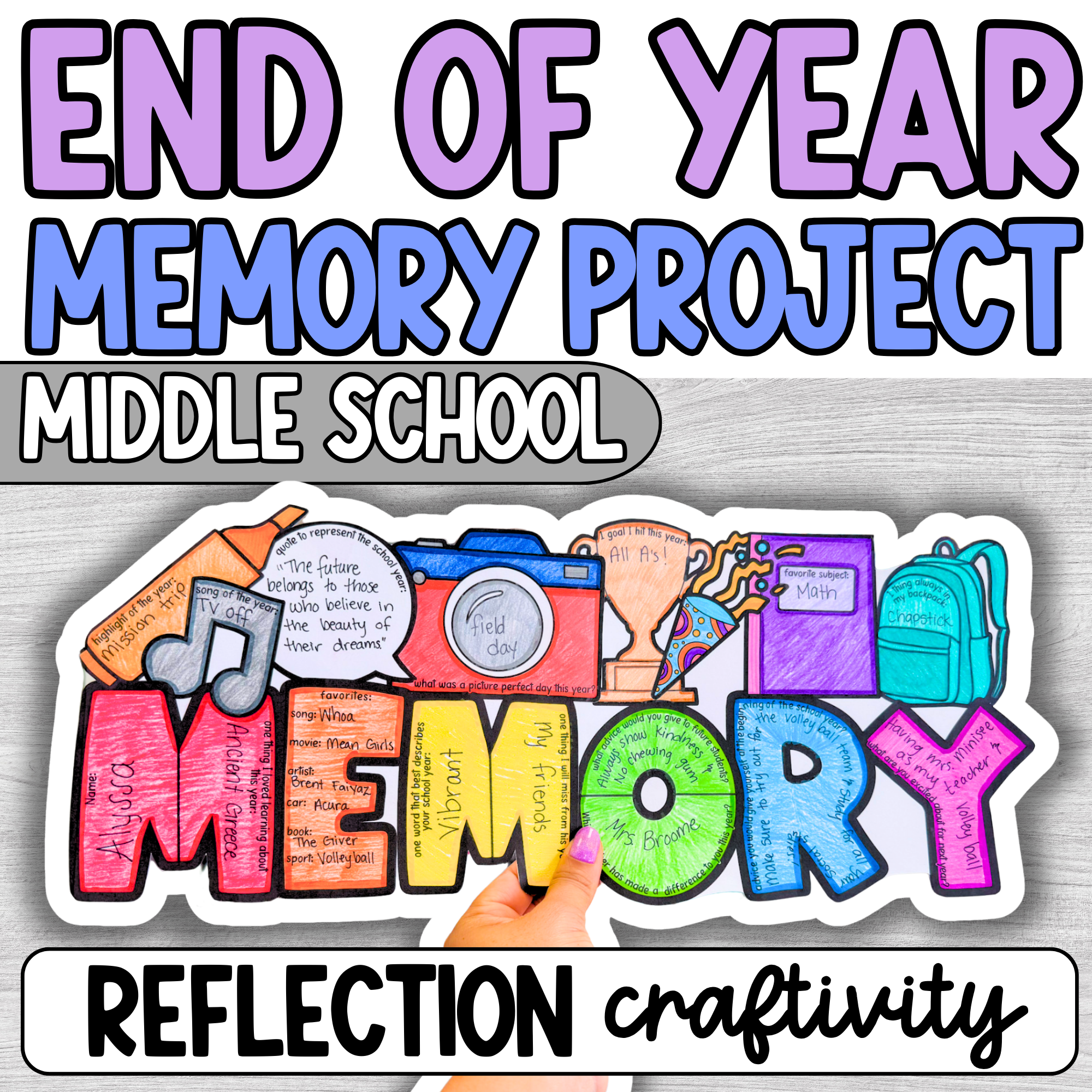 Last Week of School Activity – Teacher Noire