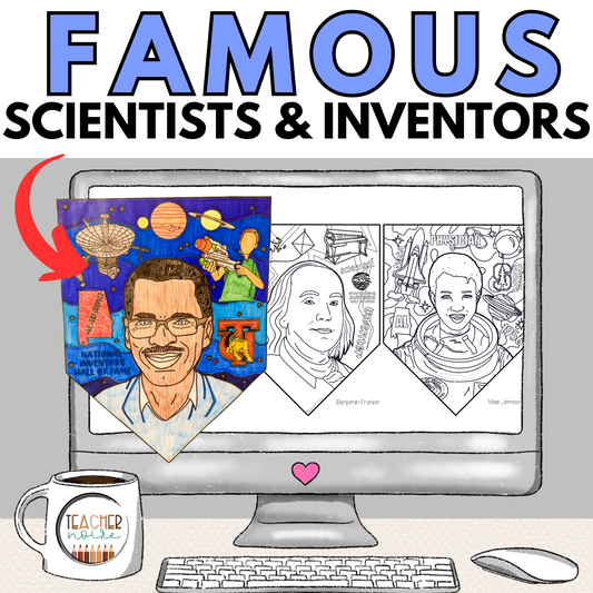 Famous Scientists in History Posters