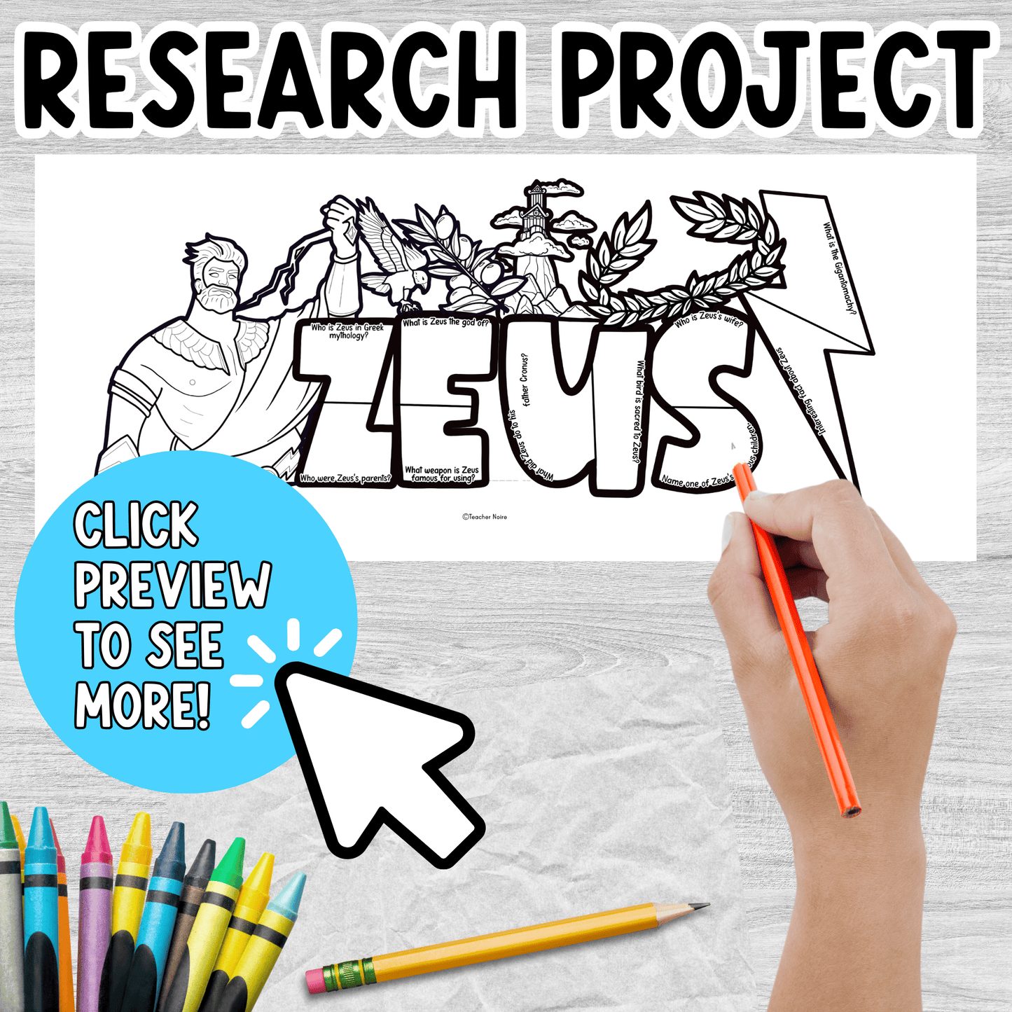 Greek God Zeus Project