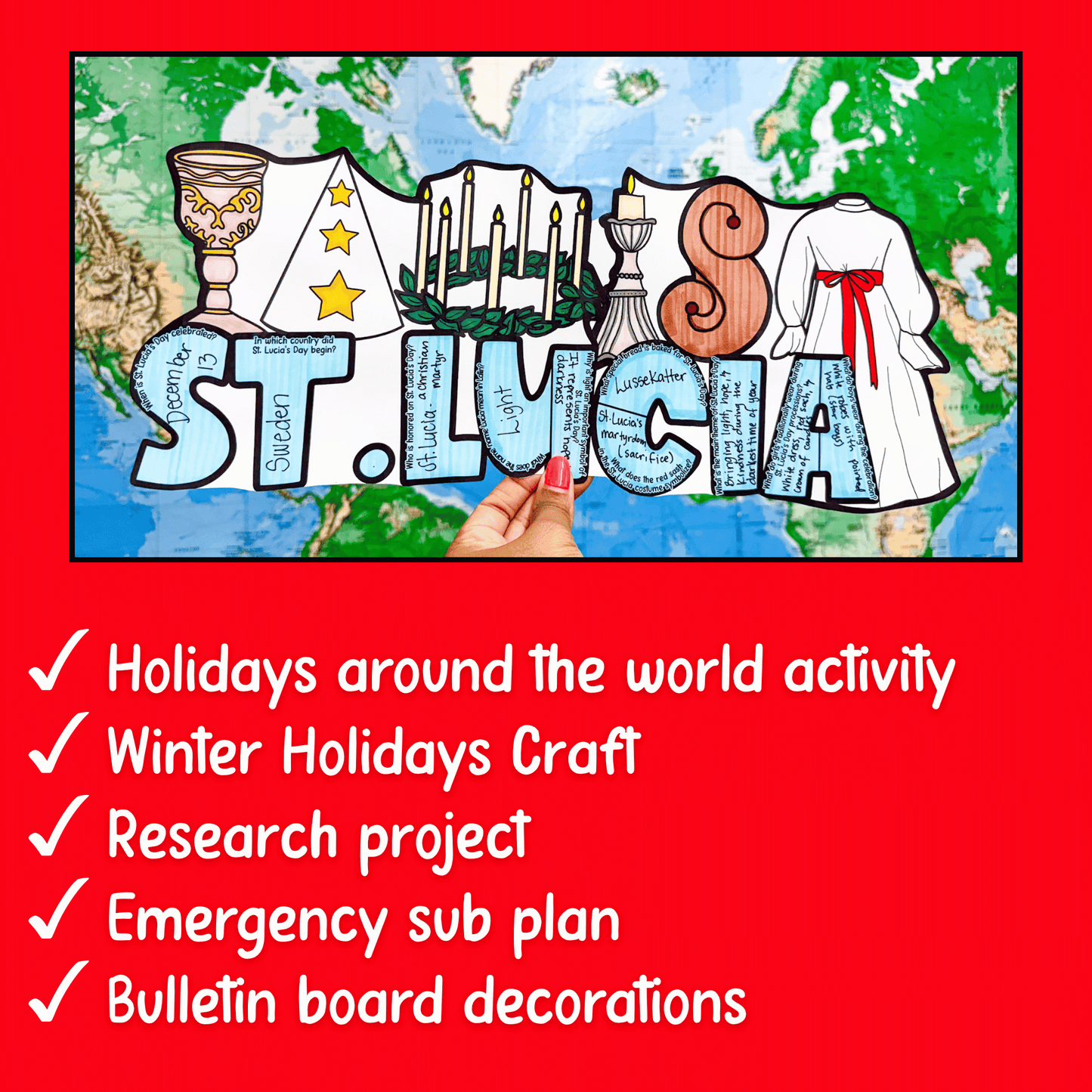 St. Lucia's Day Craft