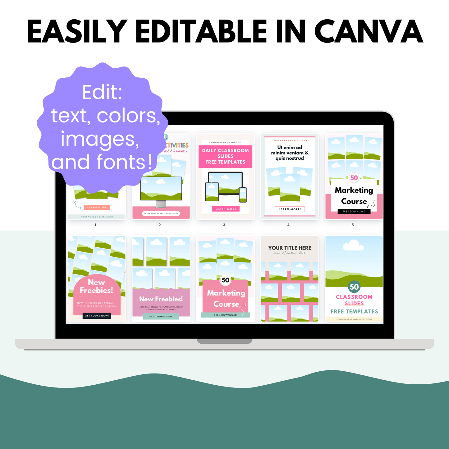 Pinterest Templates for Canva