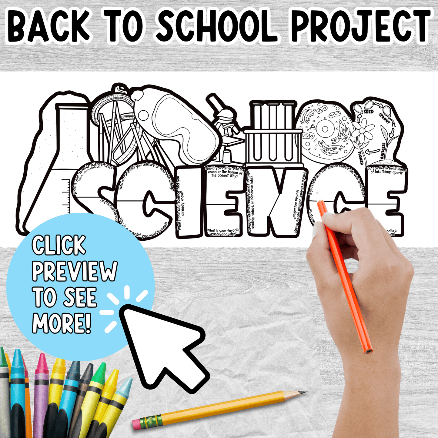 Science All About Me Craft