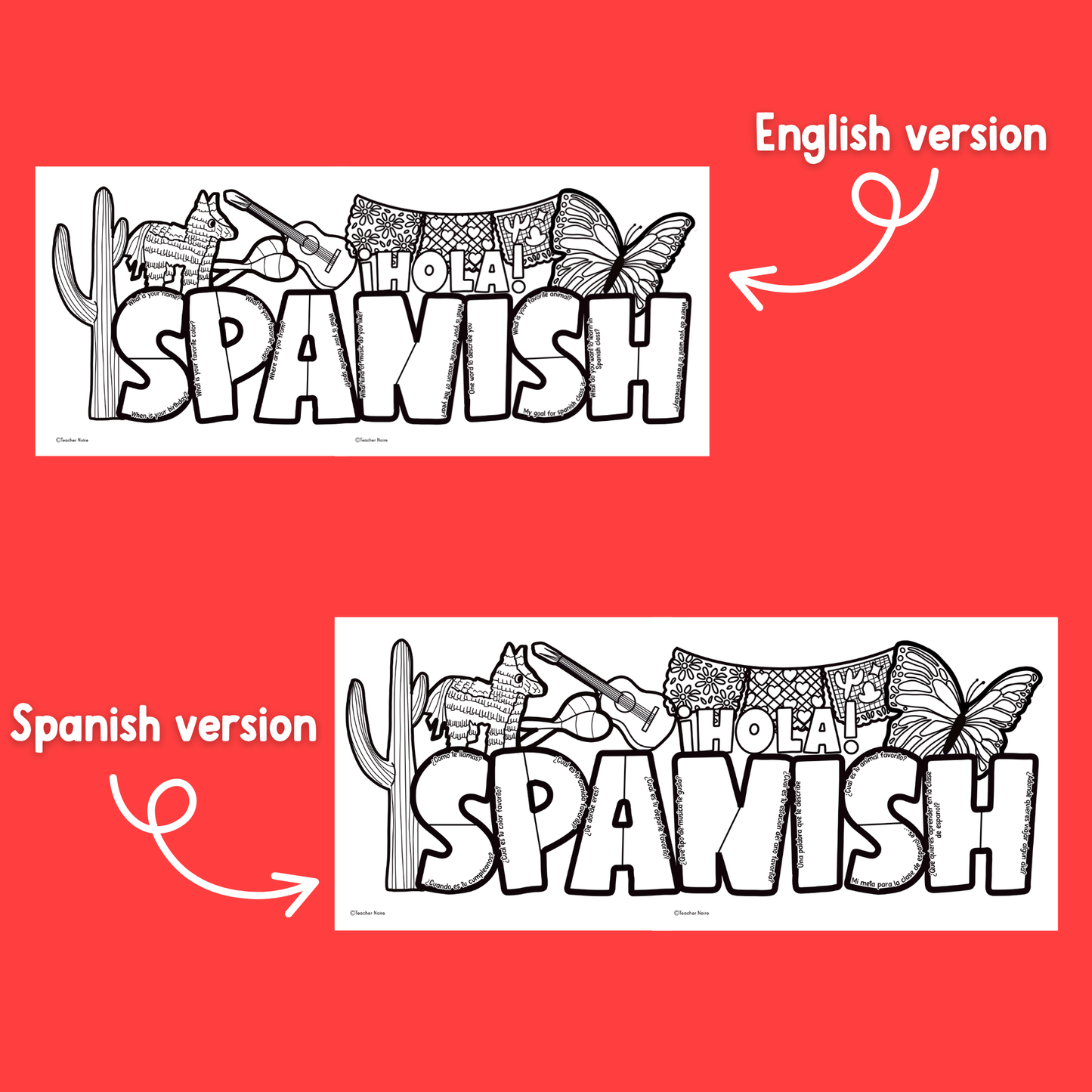 All About Me Spanish
