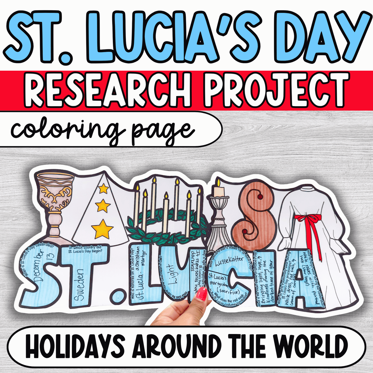 St. Lucia's Day Craft