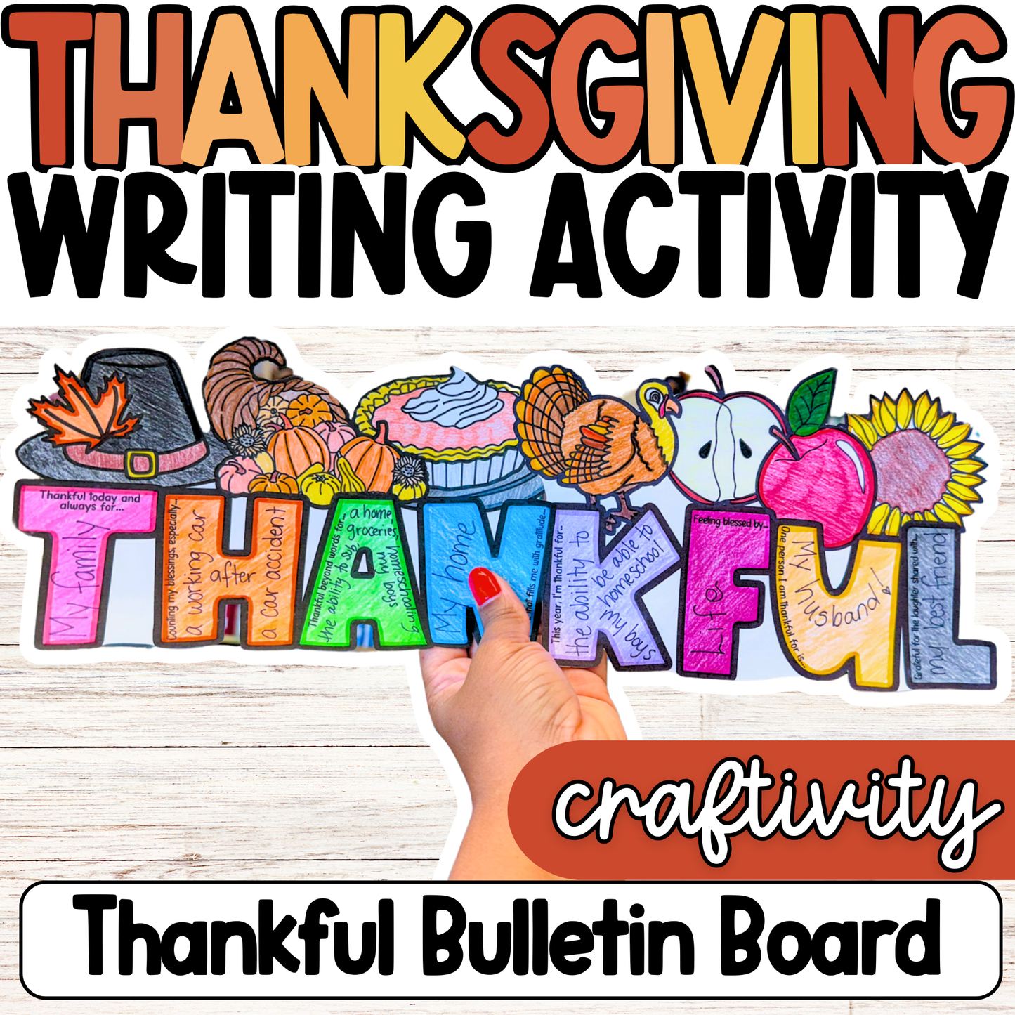 Thanksgiving Craftivity Bulletin Board