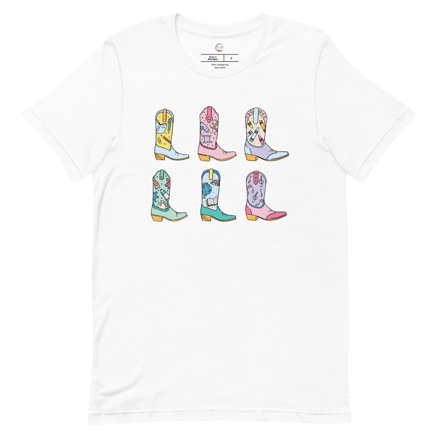 Teacher Life Cowboy Boots Tee