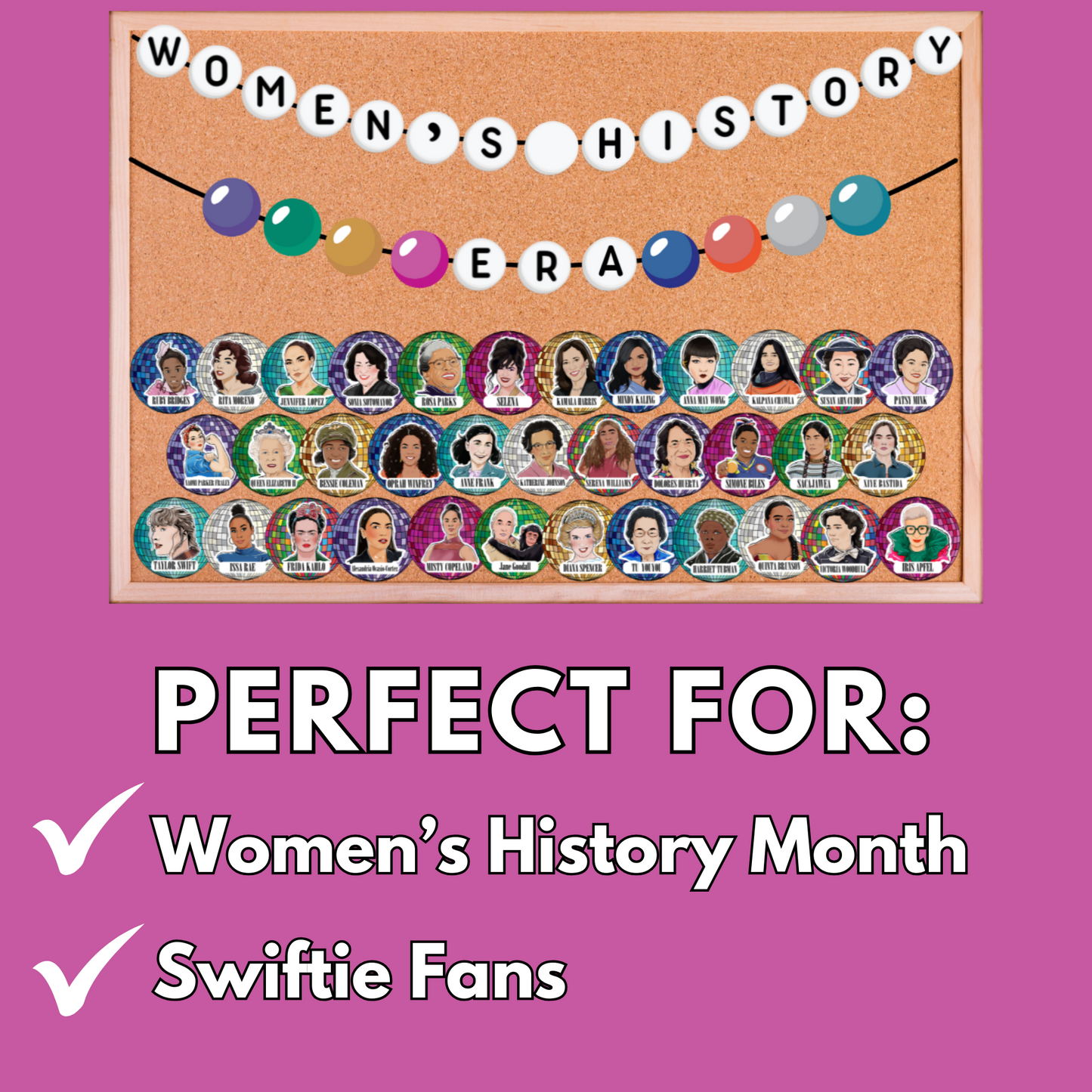 Womens History Bulletin Board - Taylor Swift - Swifties
