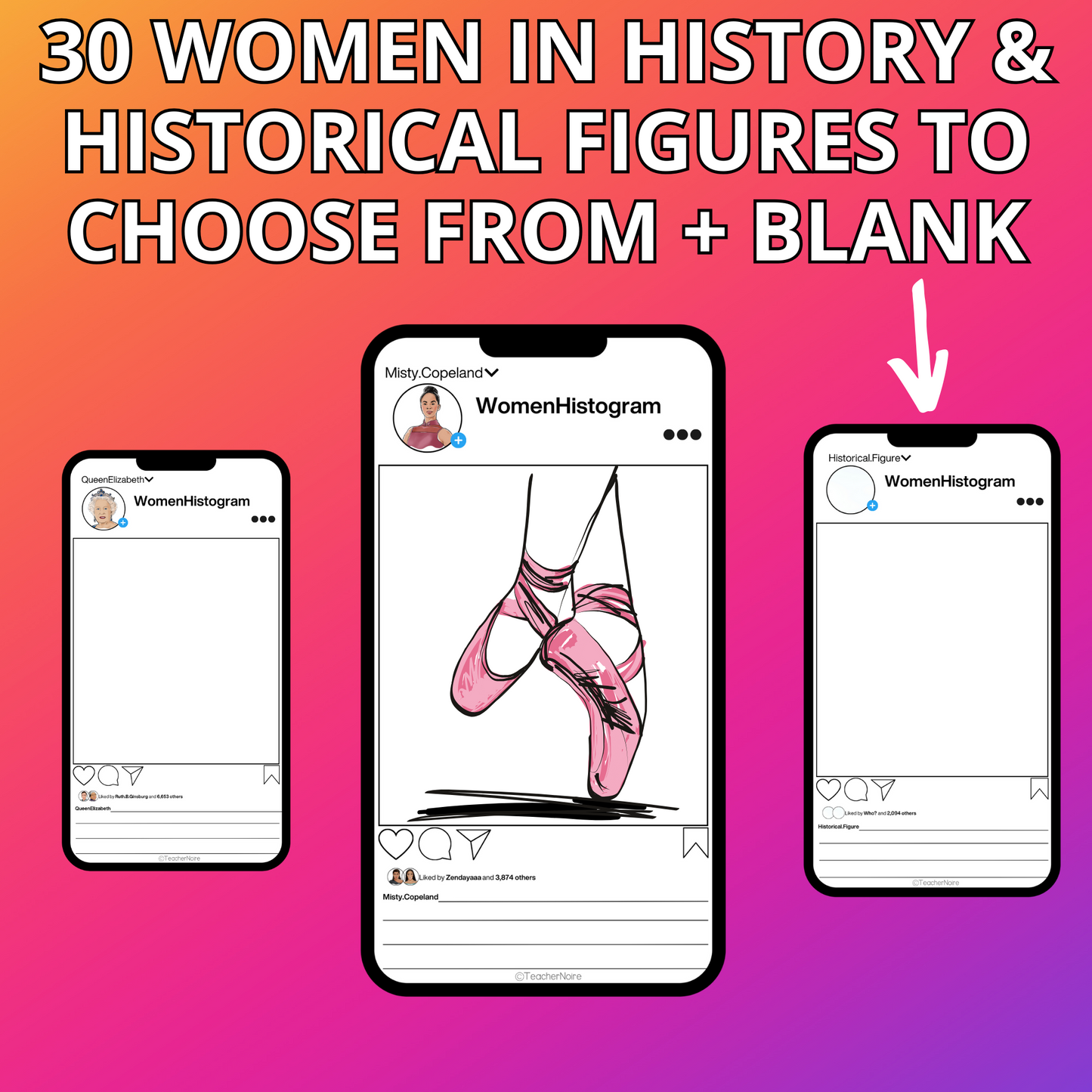 Women's History Month Instagram Activity