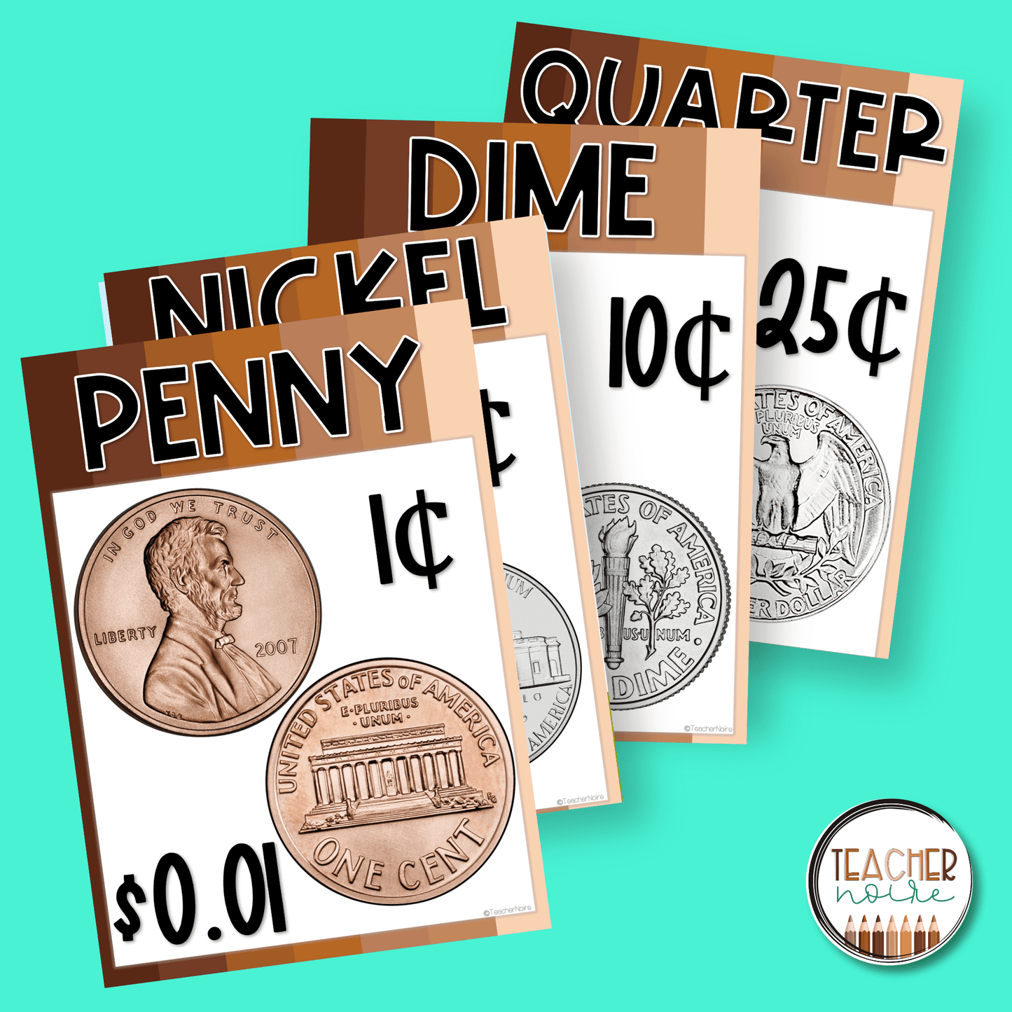 US Coin Posters | Coin Value Poster