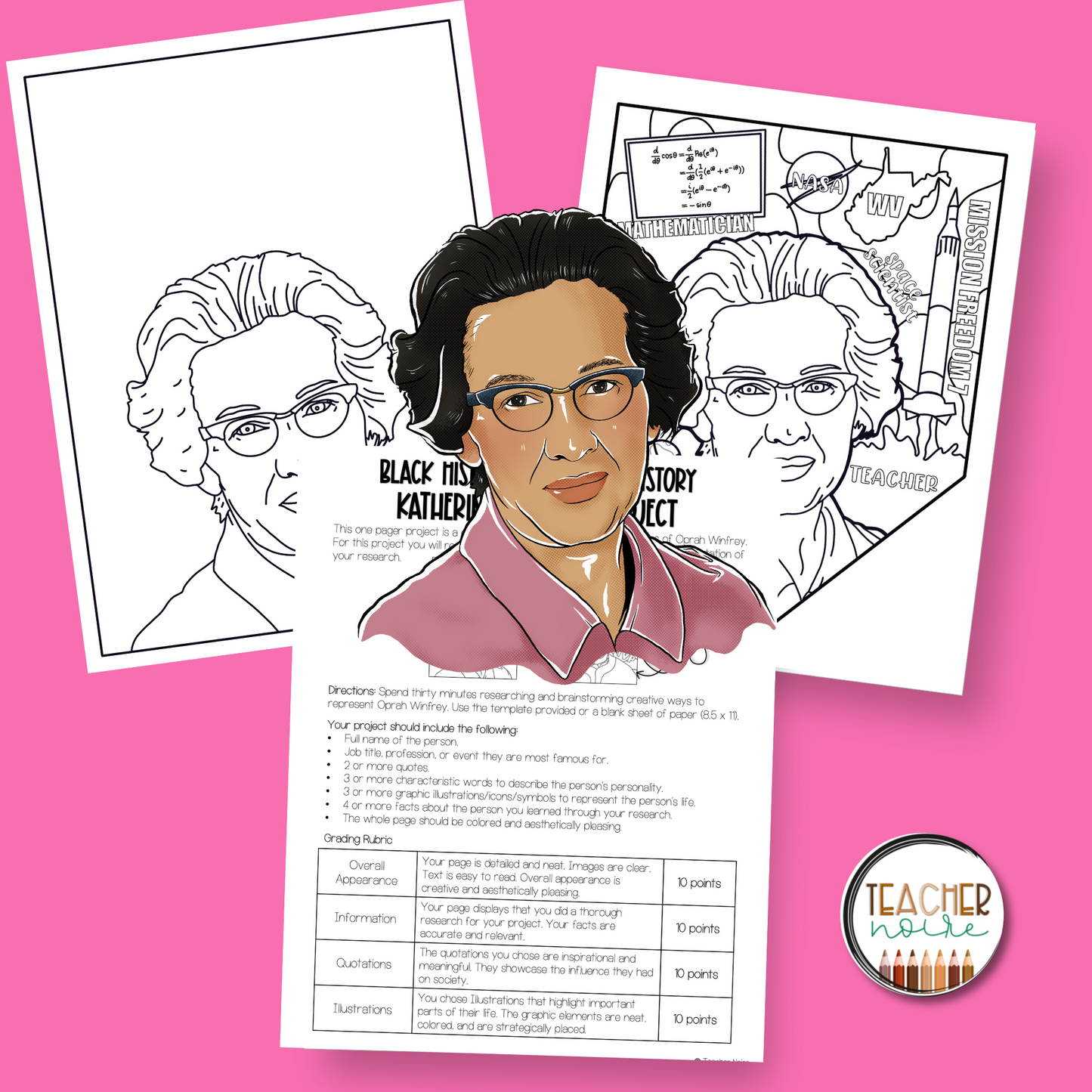 Katherine Johnson One Pager