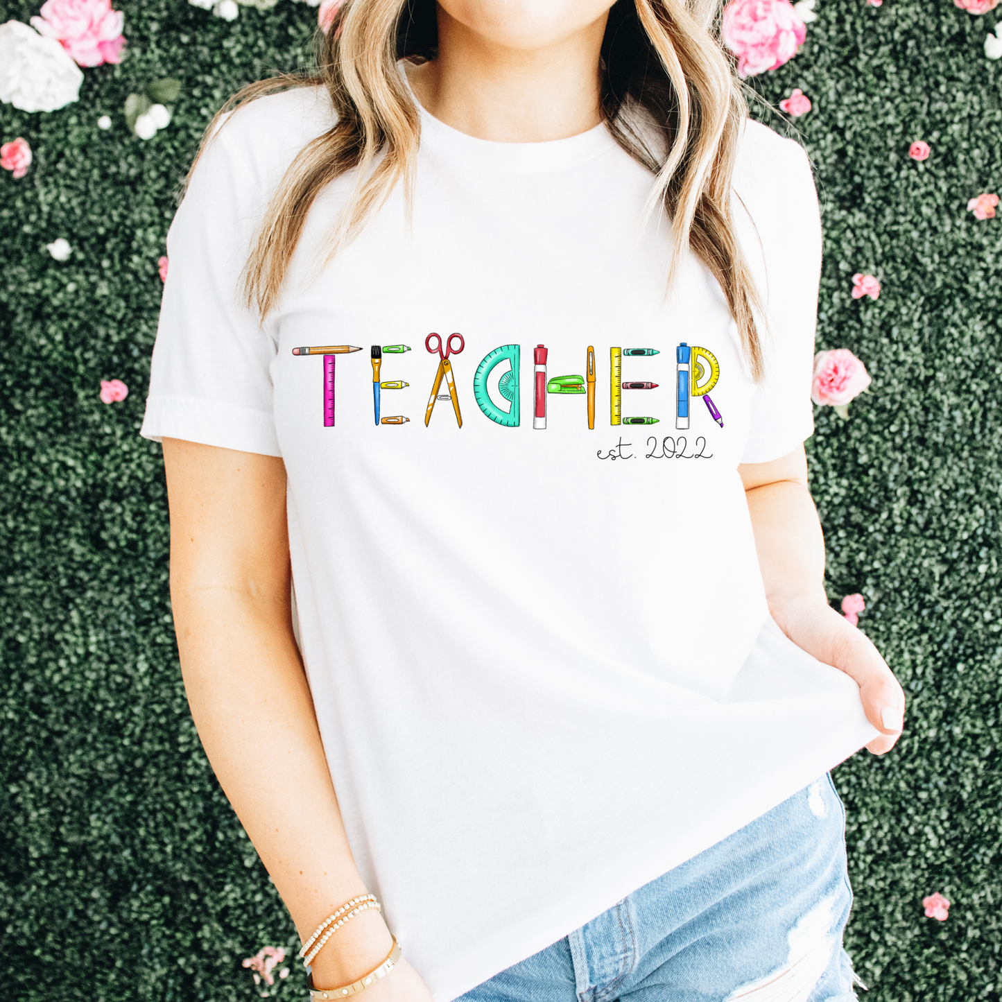 First Year Teacher Tshirt est 2022