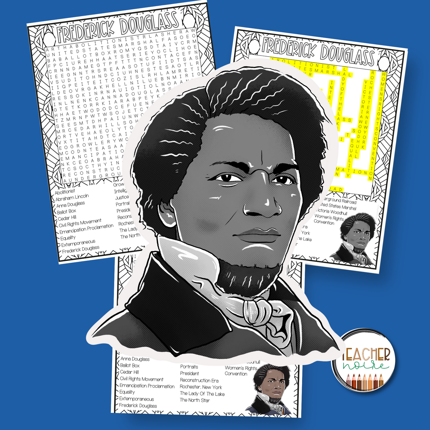 Frederick Douglas Word Search