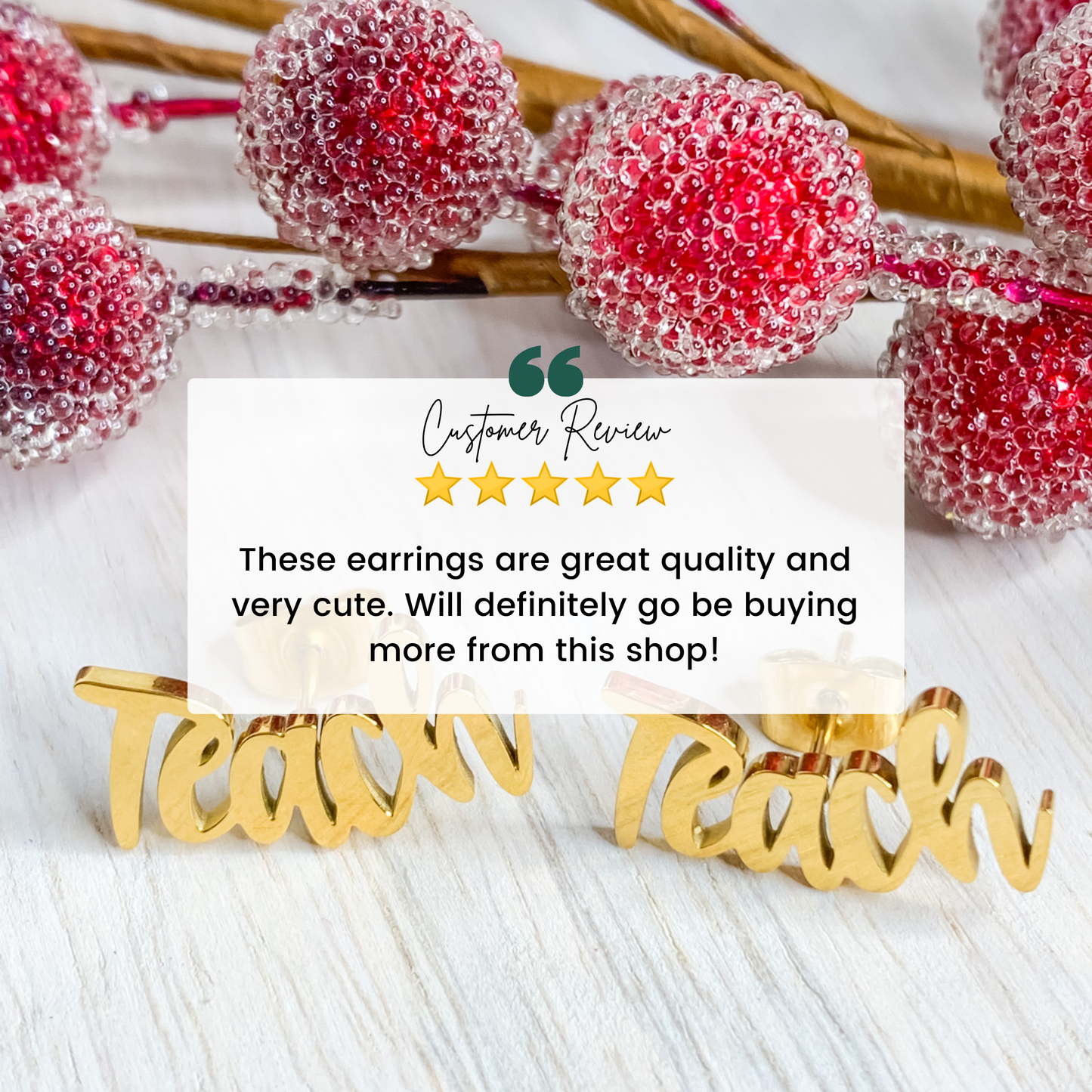Teach + Flair Pen Earring Bundle