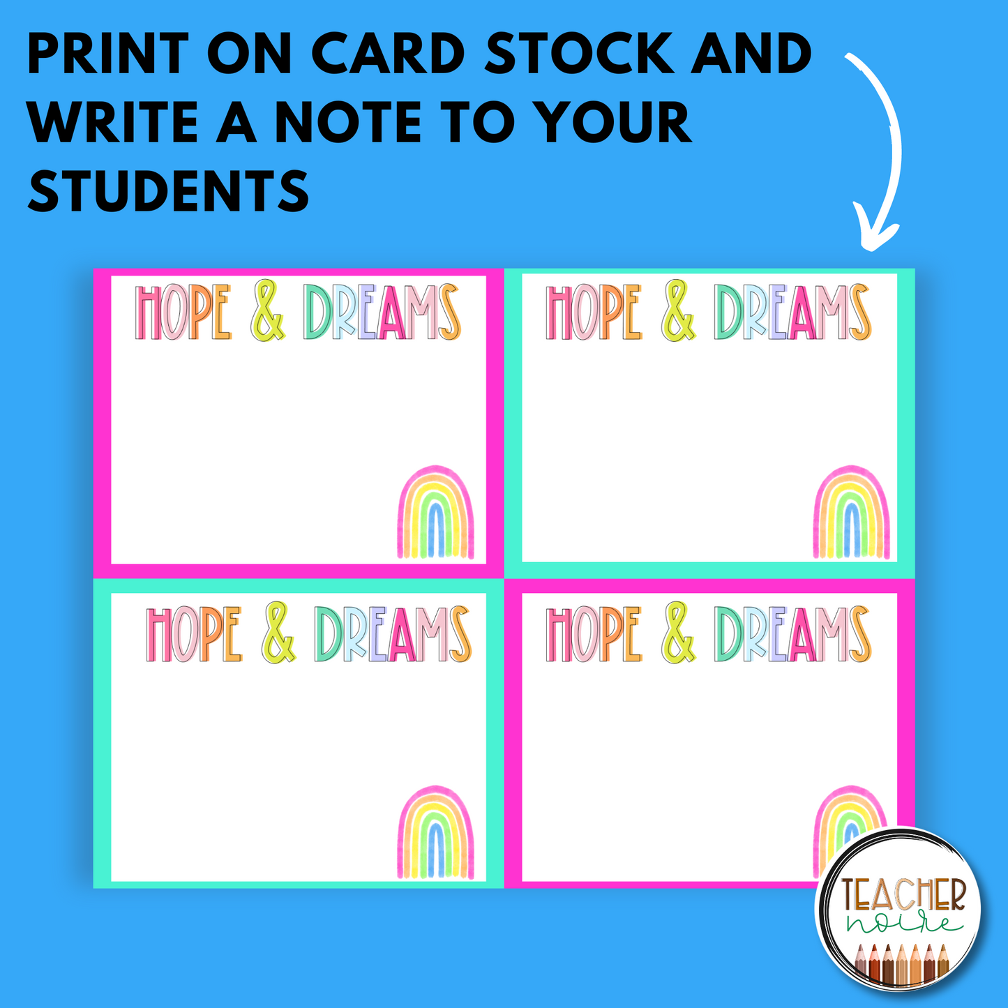 Hopes and Dreams Notes for Students