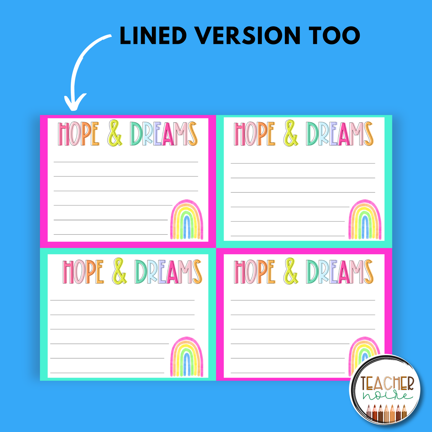 Hopes and Dreams Notes for Students