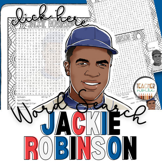Jackie Robinson Word Search