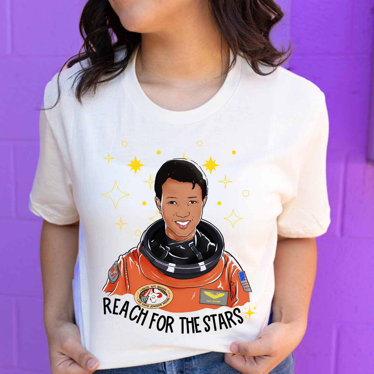 Mae Jemison Reach for the Stars Tee