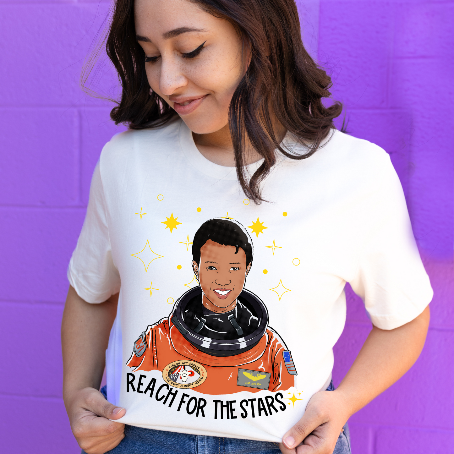 Mae Jemison Reach for the Stars Tee