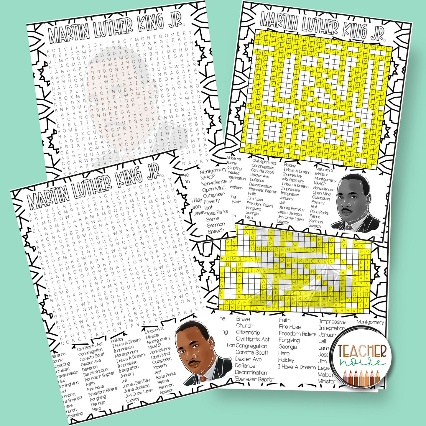 Martin Luther King Jr. Word Search