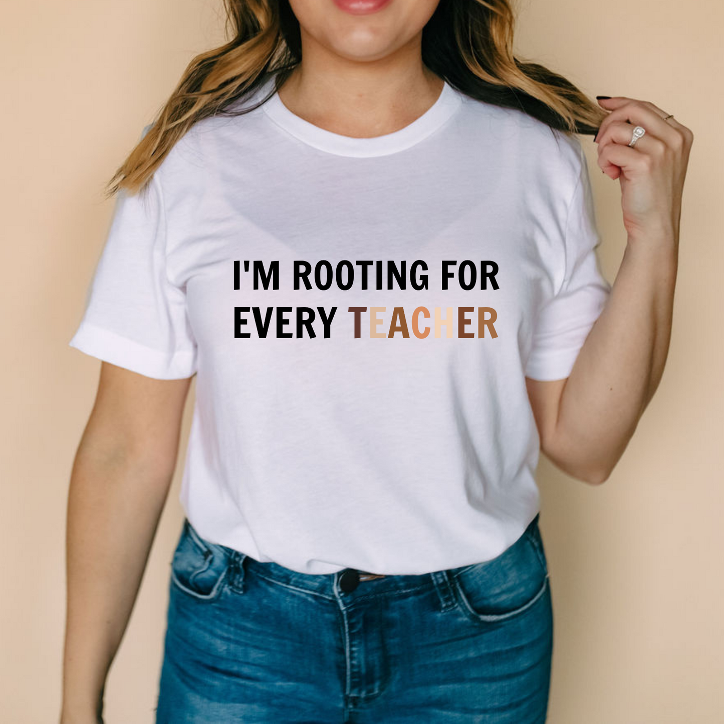 I'm Rooting For Every Teacher, Celebrate Diversity T Shirt