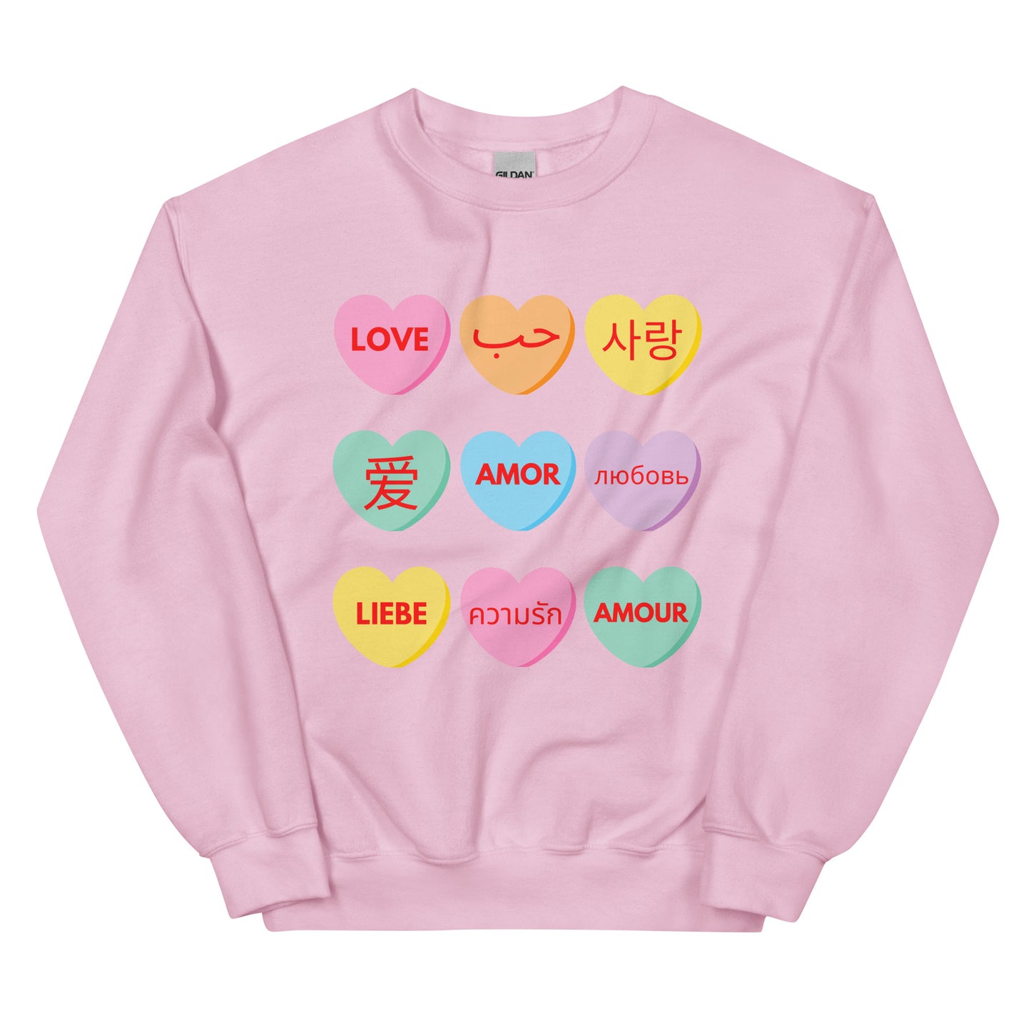Love in Every Language Valentine's Day Sweater