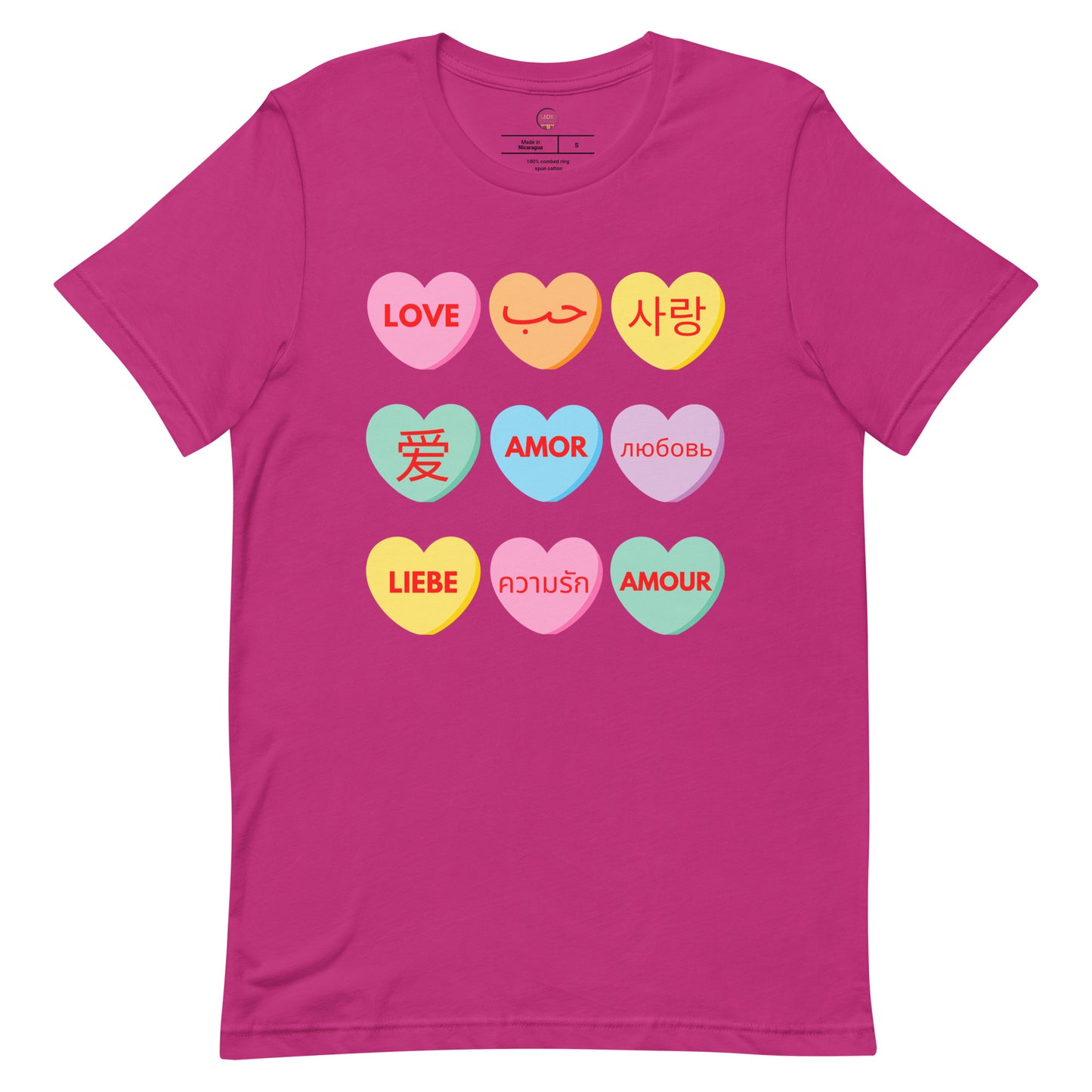 Love in Every Language Valentine's Day Shirt