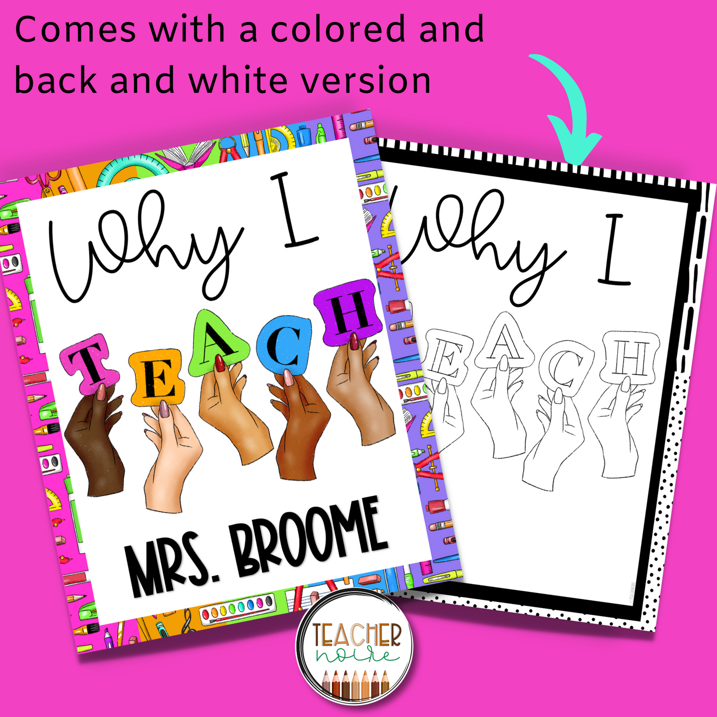 Why I Teach Binder Cover