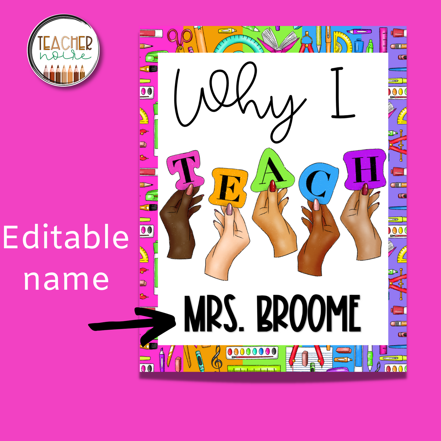 Why I Teach Binder Cover