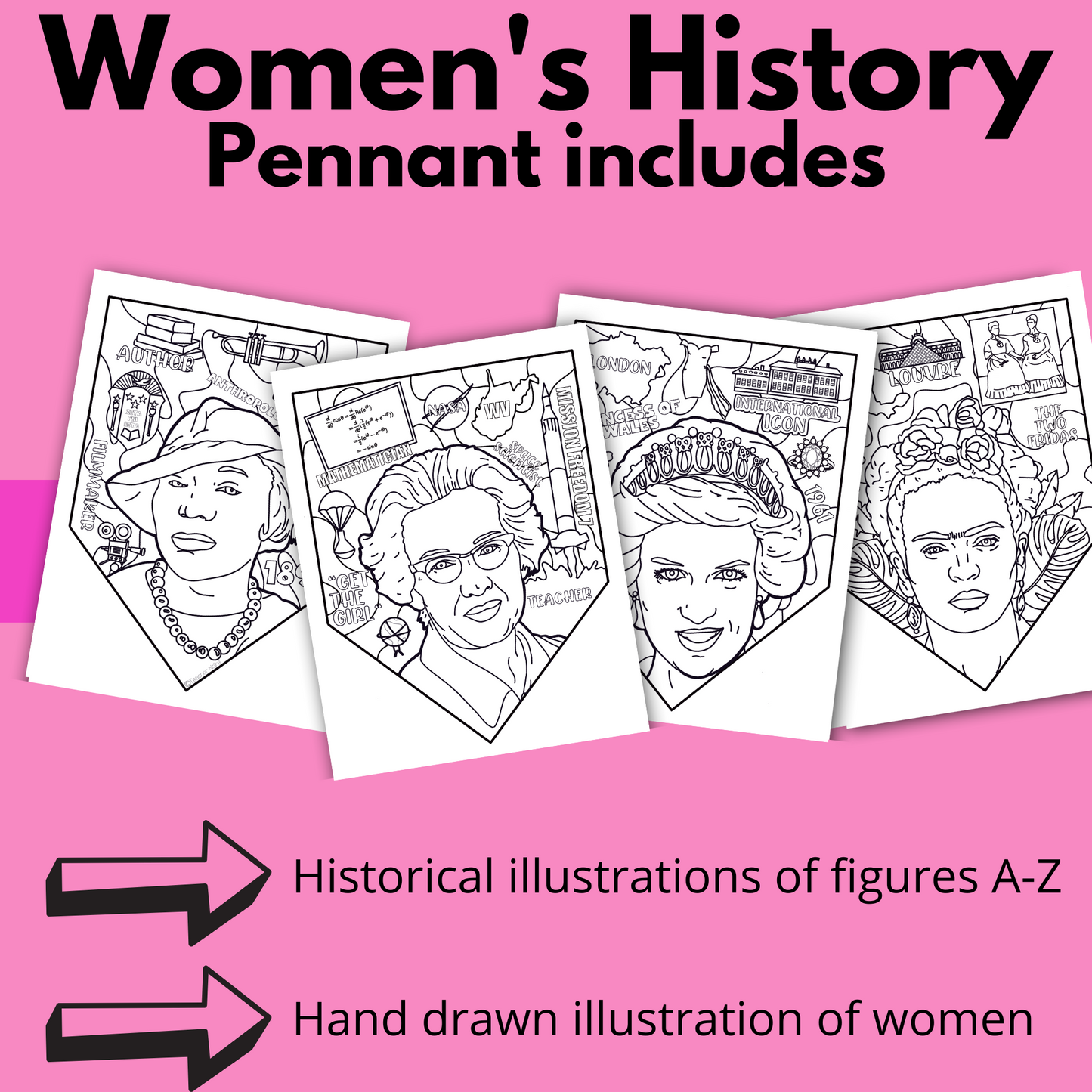 Women's History Pennant