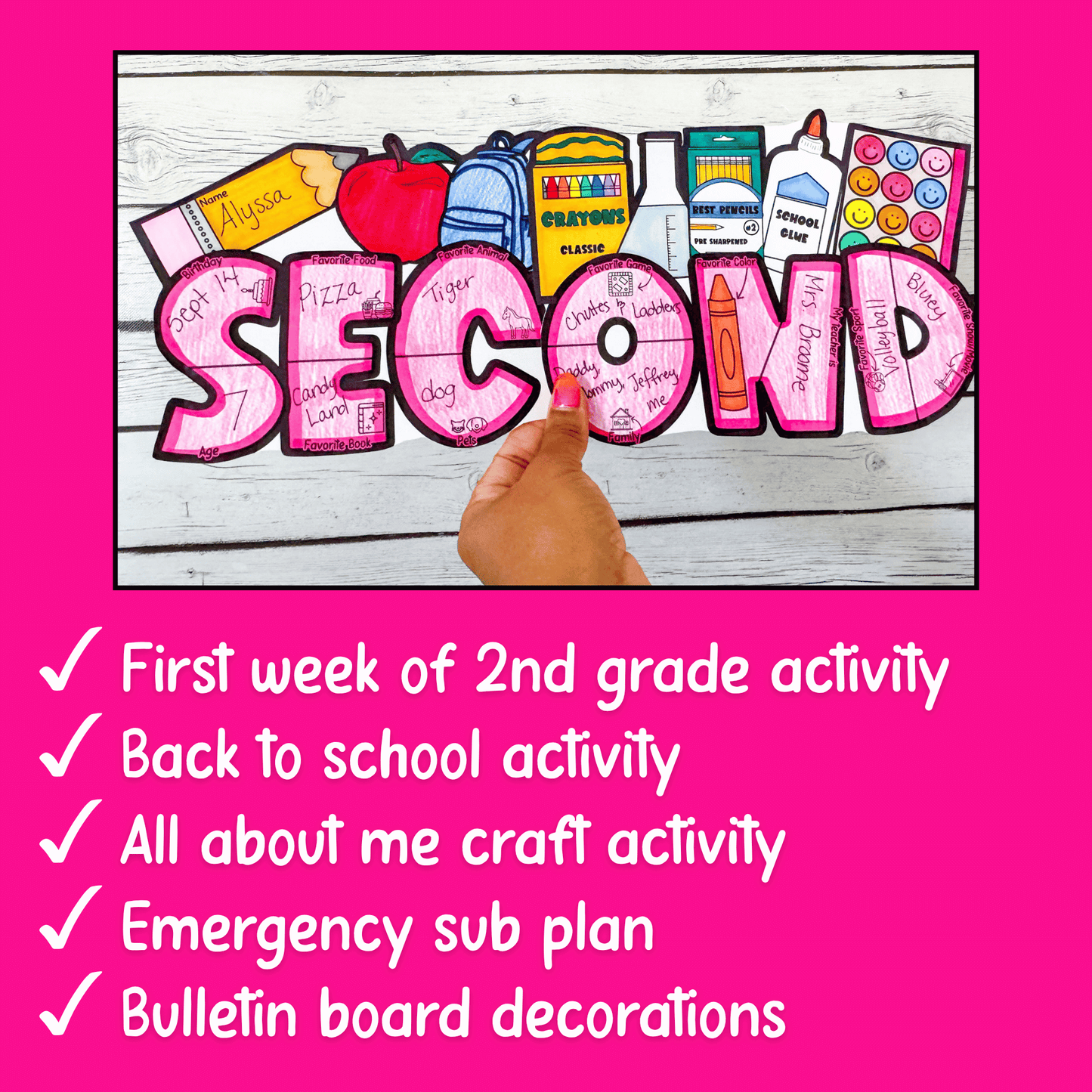 2nd Grade All About Me