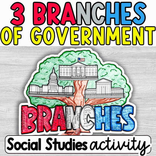 3 Branches of Government Tree Craft