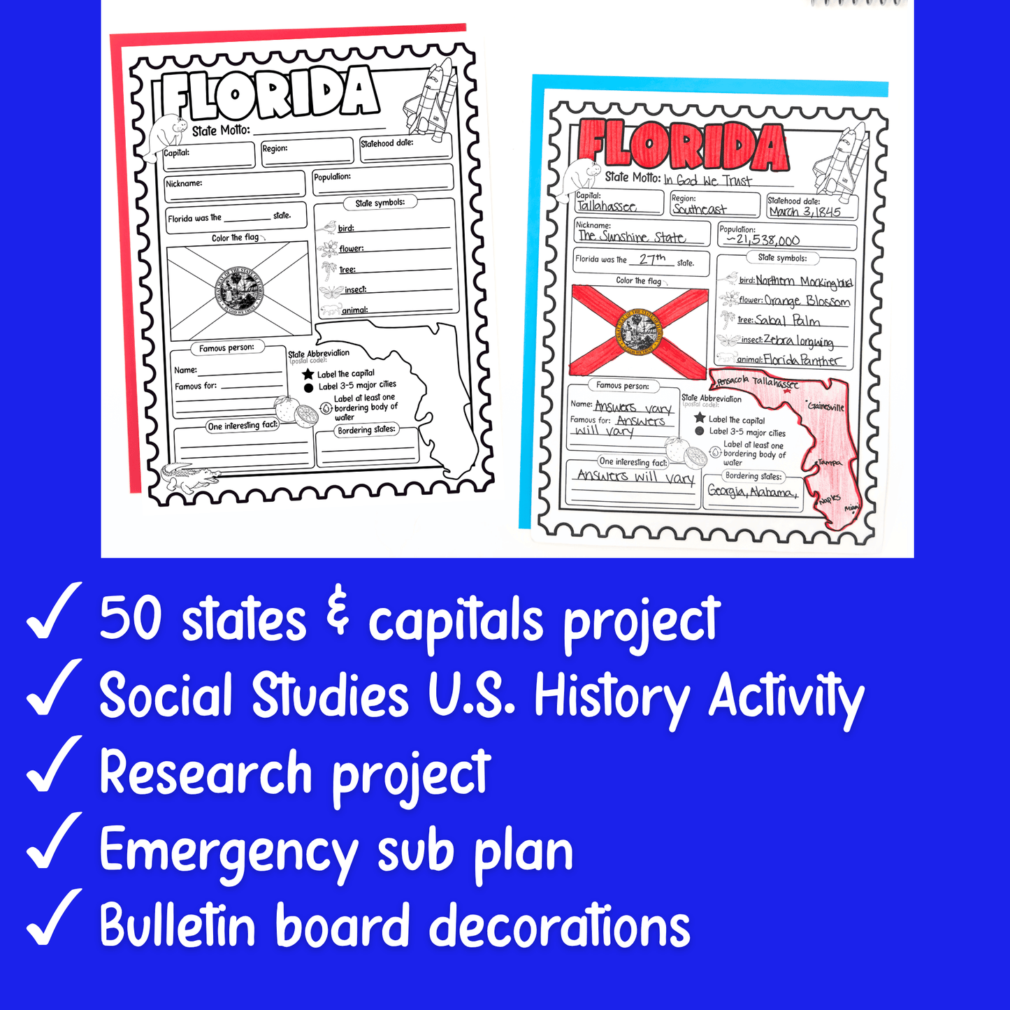50 United States Research Project