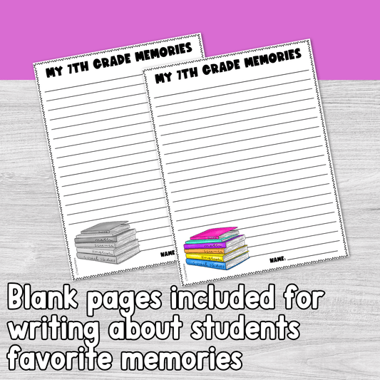 8th Grade Memory Project