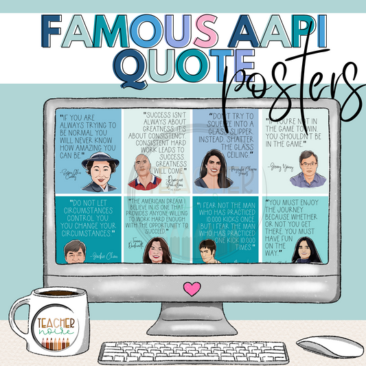AAPI Heritage Quote Posters