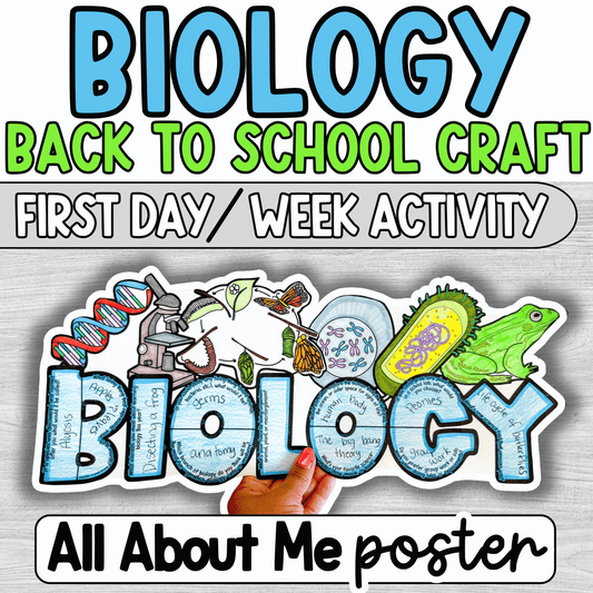 Biology All About Me Craft