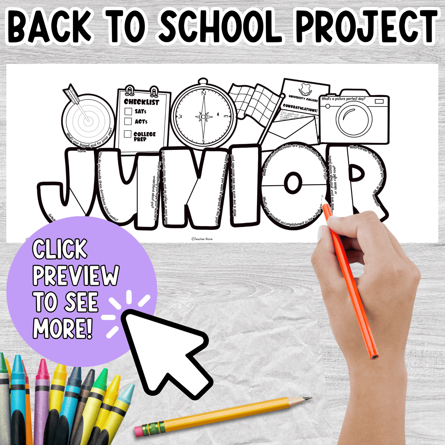 Junior All About Me Craft