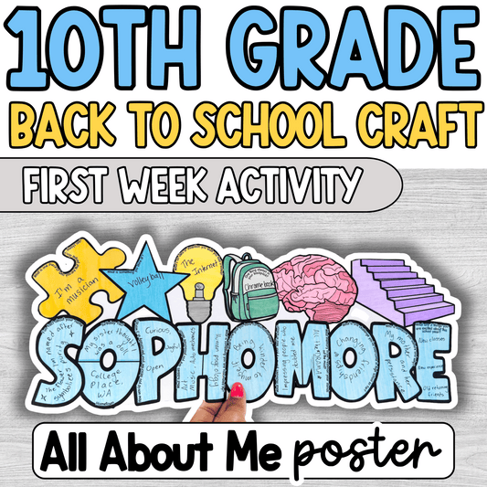 Sophomore All About Me Craft