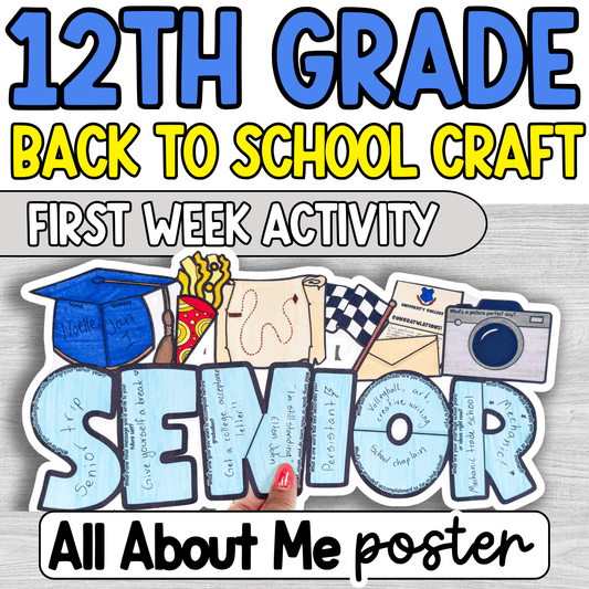 Senior All About Me Craft