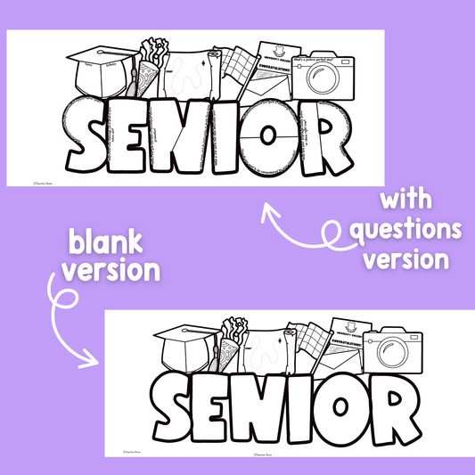Senior All About Me Craft