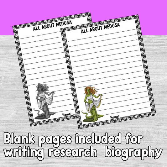 Greek Goddess Medusa Project