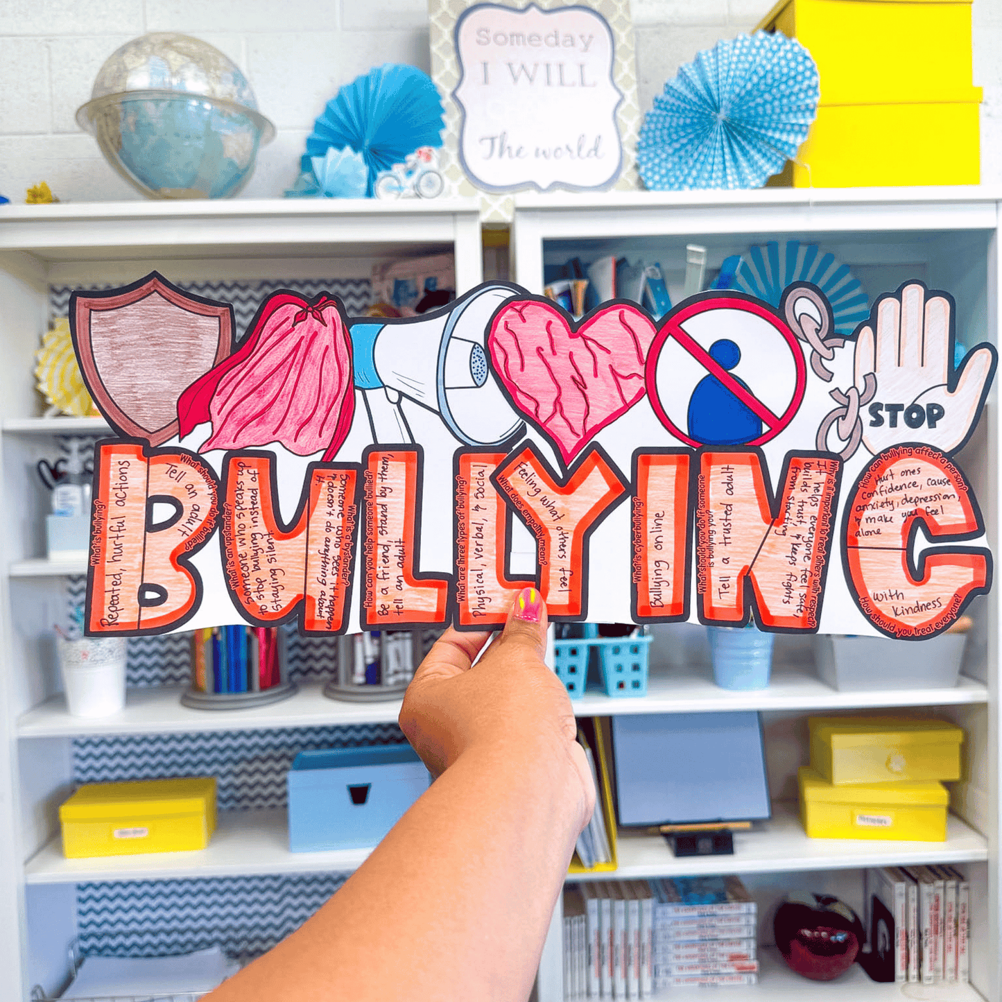 Anti Bullying Awareness WRDZ Craft