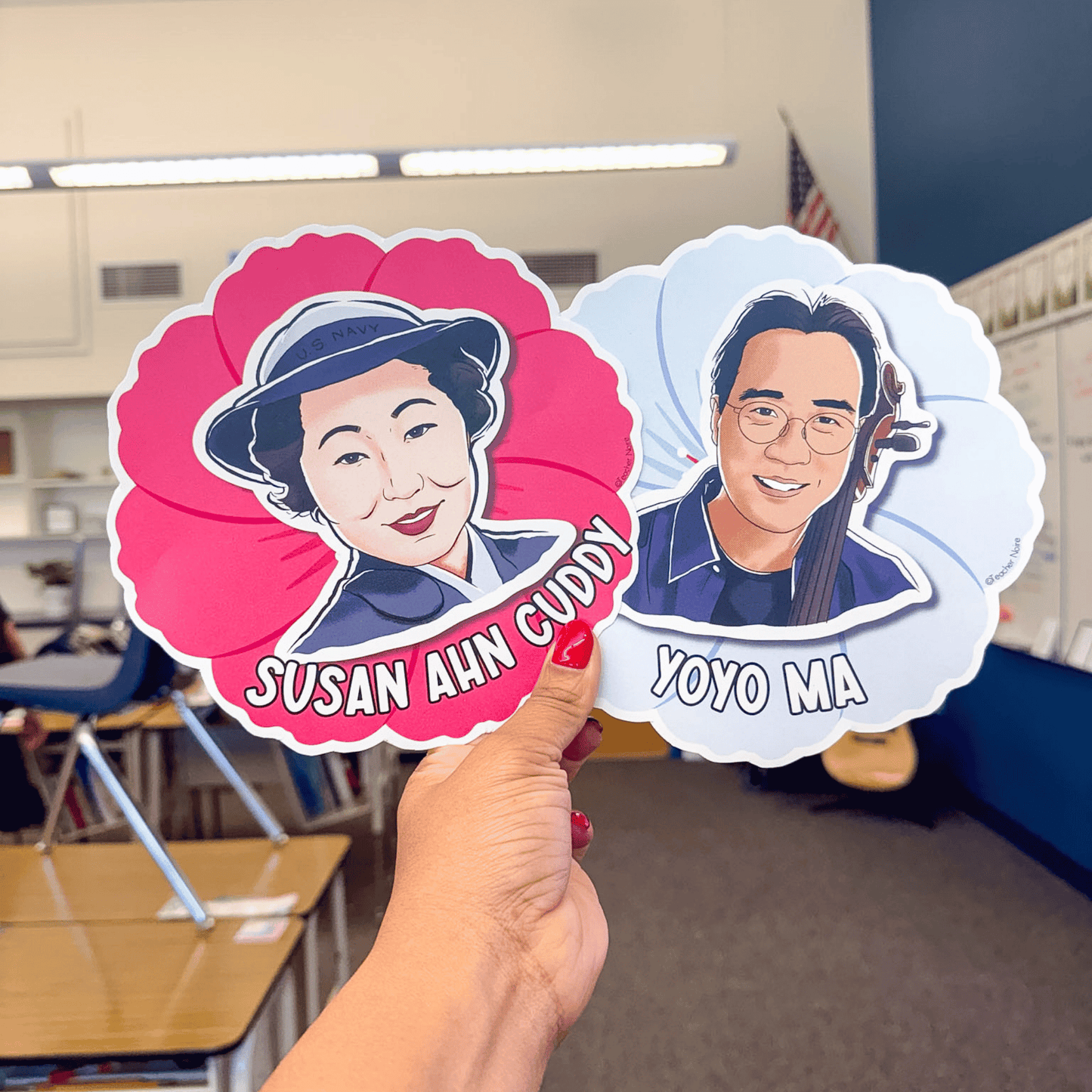 AAPI Asian American Pacific Islander Heritage Month Bulletin Board